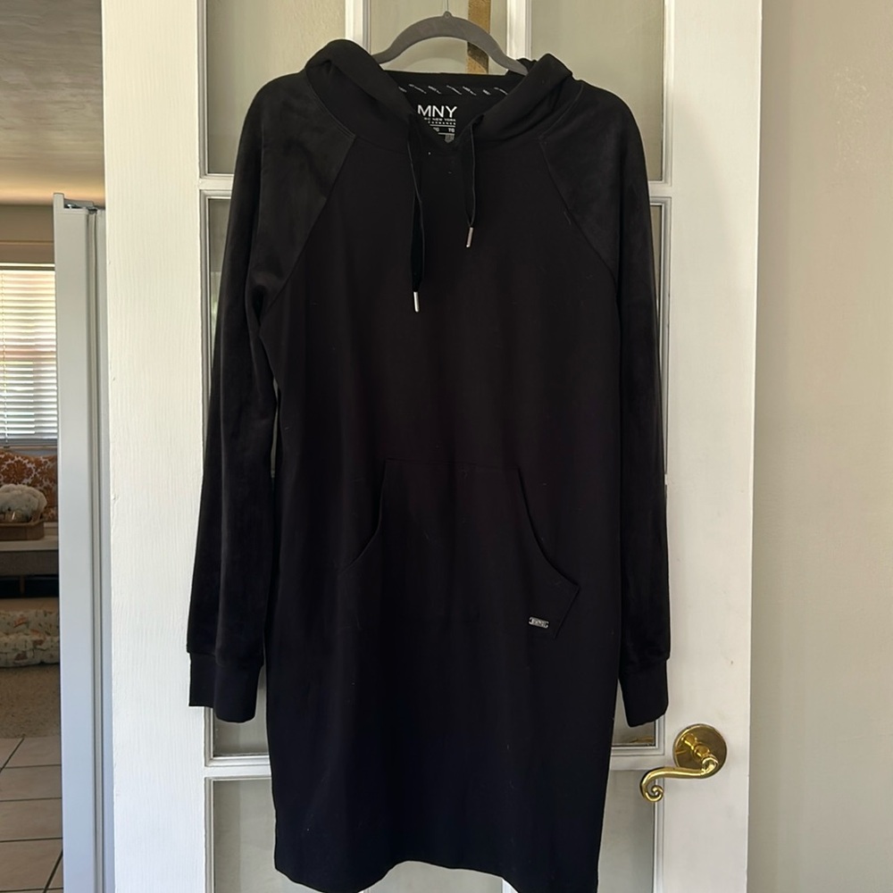 NEW | Marc New York Pull Over Velour Hoodie Sweatshirt Dress